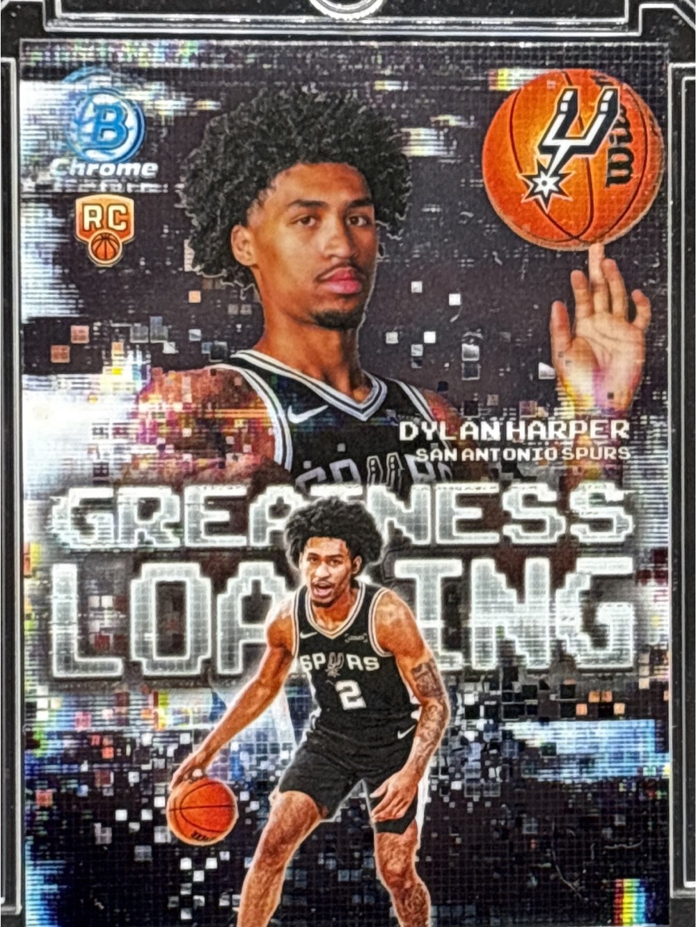 Topps Bowman Chrome San Antonio Spurs Rookie Trading Card - Dylan Harper